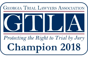 Georgia Trial Lawyer Association Champion 2018