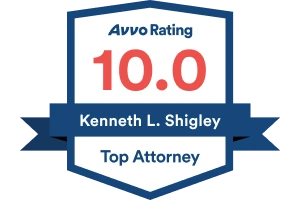 Avvo Rating 10 Kenneth L. Shigley