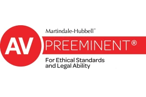 Martindale-Hubbell Preeminent For Ethical Standars and Legal Ability